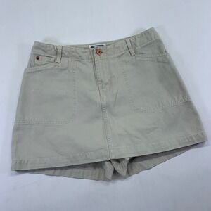 Vintage Xhilaration Womens Cream Skort Size 7 Skirt Jorts 90s Y2k